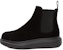 (W) Alexander McQueen Hybrid Chelsea Boot 'Black Suede' Hitam Suede 586398WHXK61000