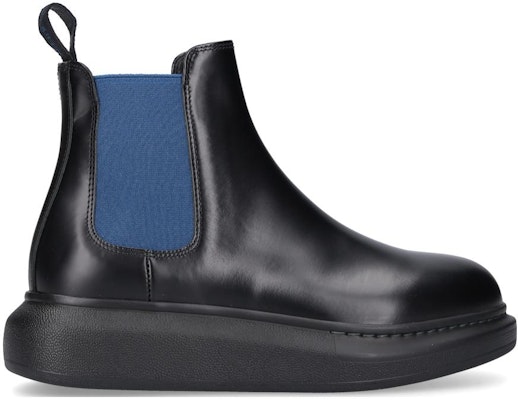(Women) Alexander McQueen Hybrid Chelsea Boot 'Black Blue' 586398WHX561097 Order (Women) Alexander McQueen Hybrid Chelsea Boot 'Black Blue' 586398WHX561097