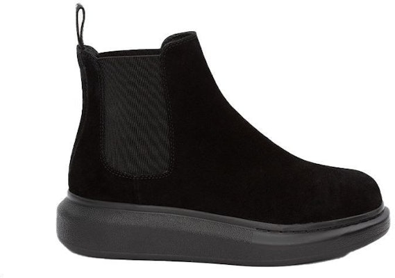 (Women) Alexander McQueen Hybrid Chelsea Boot 'Black Suede' 586398WHXK61000 Order (Women) Alexander McQueen Hybrid Chelsea Boot 'Black Suede' 586398WHXK61000