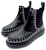 (W) Alexander McQueen Hybrid Chelsea Boot 'Hitam Bertatah' 650803-WHX57-1081