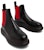 (W) Alexander McQueen Hybrid Chelsea Boot 'Hitam Merah' 586398-WHX52-1066