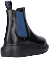 (W) 알렉산더 맥퀸 하이브리드 첼시 부츠 '블랙 블루' 586398WHX561097 Shop (W) 알렉산더 맥퀸 하이브리드 첼시 부츠 '블랙 블루' 586398WHX561097