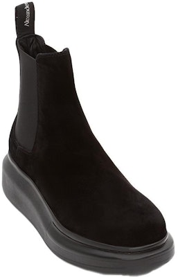 (W) Alexander McQueen Hybrid Chelsea Boot 'Suede Hitam' 586398WHXK61000 Shop (W) Alexander McQueen Hybrid Chelsea Boot 'Suede Hitam' 586398WHXK61000