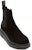 (W) Alexander McQueen Hybrid Chelsea Boot 'Black Suede' Hitam Suede 586398WHXK61000