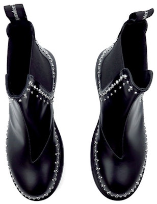 (Women) Alexander McQueen Hybrid Chelsea Boot 'Black Studded' 650803-WHX57-1081 Purchase (Women) Alexander McQueen Hybrid Chelsea Boot 'Black Studded' 650803-WHX57-1081