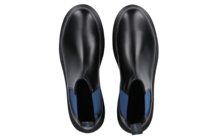 Purchase (W) 亚历山大·麦昆混合切尔西靴‘黑蓝’ 586398WHX561097