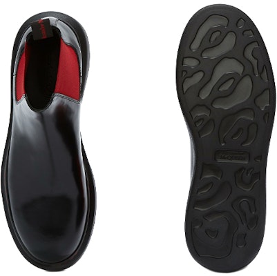 (Women) Alexander McQueen Hybrid Chelsea Boot 'Black Red' 586398-WHX52-1066 Purchase (Women) Alexander McQueen Hybrid Chelsea Boot 'Black Red' 586398-WHX52-1066