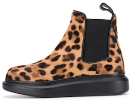 (Women) Alexander McQueen Hybrid Chelsea Boot 'Leopard Brown' 586399WLCZ62044 (Women) Alexander McQueen Hybrid Chelsea Boot 'Leopard Brown' 586399WLCZ62044