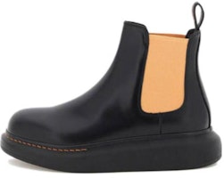 (Women) Alexander McQueen Hybrid Chelsea Boots 'Black Corsage' 586398WHX561539 (Women) Alexander McQueen Hybrid Chelsea Boots 'Black Corsage' 586398WHX561539
