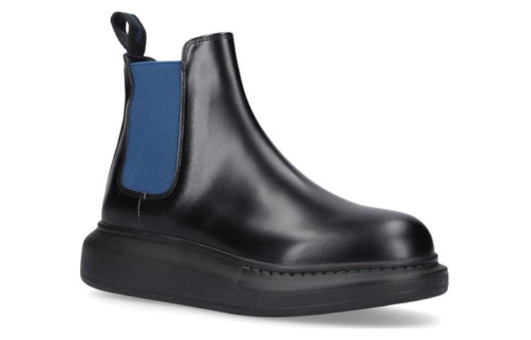 Lookbook (W) Botas Chelsea Híbridas Alexander McQueen 'Negro Royal' 586398WHX5W1338