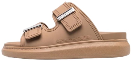 (Women) Alexander McQueen Hybrid Double Buckle Sandal 'Camel' 658063W4Q512612 (Women) Alexander McQueen Hybrid Double Buckle Sandal 'Camel' 658063W4Q512612