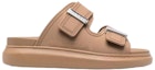 Order (Women) Alexander McQueen Hybrid Double Buckle Sandal 'Camel' 658063W4Q512612