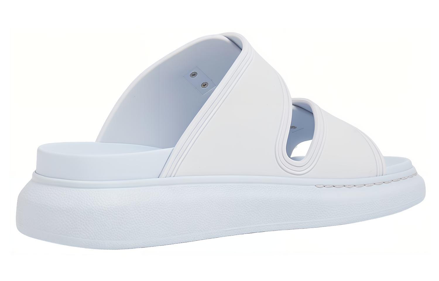 Shop (W) (女性用) アレキサンダー マックイーン ハイブリッドフラットサンダル 'ライラックロゴ' 658063W4Q515305 658063W4Q515305