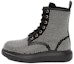 Buy (W) Alexander McQueen Boot Hibrid Lace Up 'Hitam Perak' 611701WHXHE1081