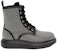 (W) Alexander McQueen Boot Hibrid Lace Up 'Hitam Perak' 611701WHXHE1081
