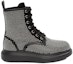 Order (W) Alexander McQueen Boot Hibrid Lace Up 'Hitam Perak' 611701WHXHE1081
