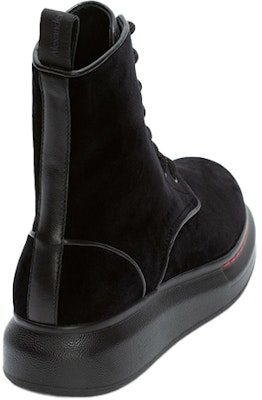 (Women) Alexander McQueen Hybrid Lace Up Boot 'Velvet Black' 586395W4IKX1000 Shop (Women) Alexander McQueen Hybrid Lace Up Boot 'Velvet Black' 586395W4IKX1000