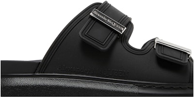 (W) アレキサンダー・マックイーン ハイブリッドスライド (黒) 658063-W4Q51-1081 Order (W) アレキサンダー・マックイーン ハイブリッドスライド (黒) 658063-W4Q51-1081