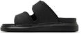 (W) Alexander McQueen Hibrid Slide 'Hitam' 658063-W4Q51-1081