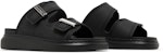 (W) Alexander McQueen Hibrid Slide 'Hitam' 658063-W4Q51-1081