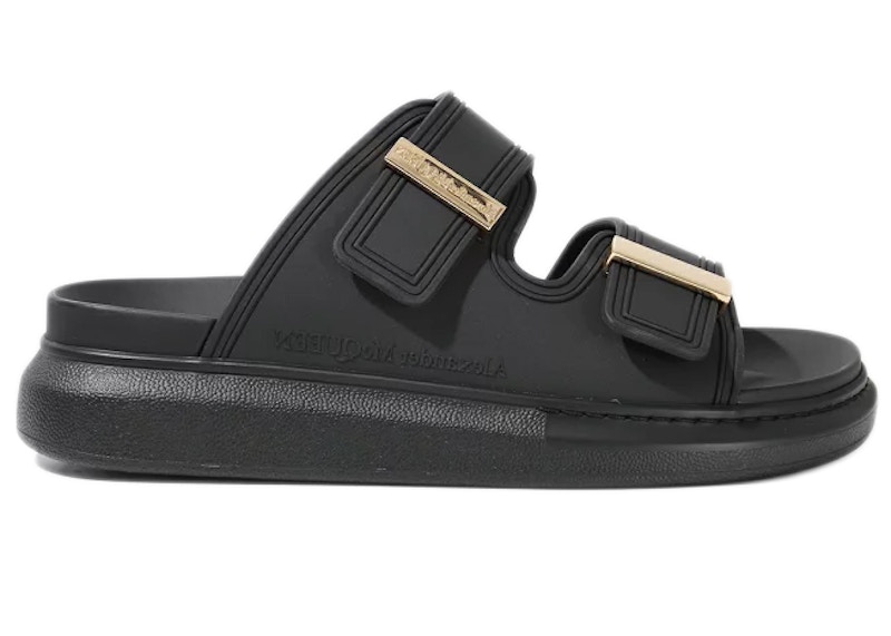 (Women) Alexander McQueen Hybrid Slide 'Black Gold' 658063W4Q521088