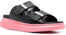 (W) Alexander McQueen Hibrid Selipar 'Hitam Merah Jambu' 650784WHXZR1487