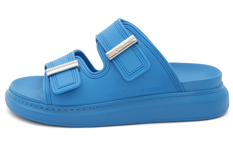 Buy (W) 亚历山大·麦昆混合拖鞋‘蓝色’ 658063-W4Q51-4297