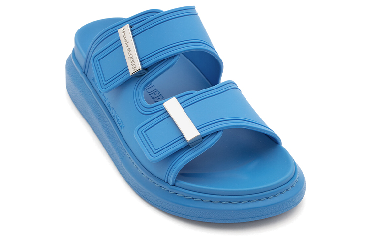 Order (W) 亚历山大·麦昆混合拖鞋‘蓝色’ 658063-W4Q51-4297