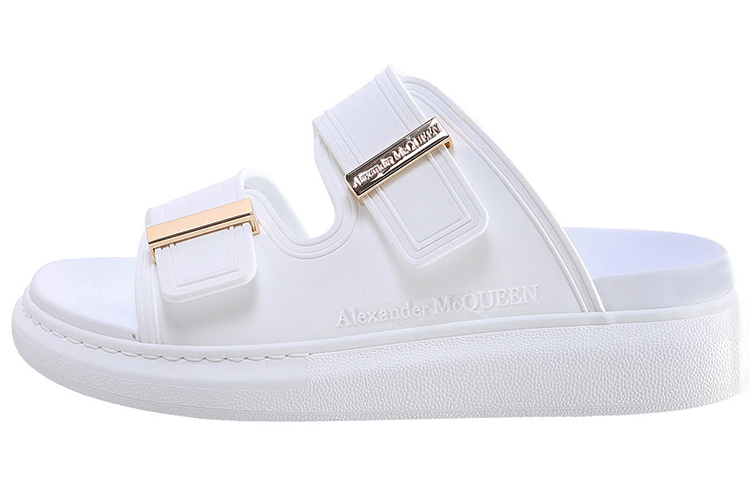 (Women) Alexander McQueen Hybrid Slide 'Ivory' 658063-W4Q52-9339