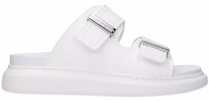 (Women) Alexander McQueen Hybrid Slide 'New Ivory Silver' 658063W4Q519359 (Women) Alexander McQueen Hybrid Slide 'New Ivory Silver' 658063W4Q519359