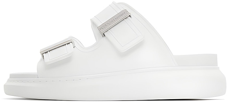 (Women) Alexander McQueen Hybrid Slide 'New Ivory Silver' 658063W4Q519359 Buy (Women) Alexander McQueen Hybrid Slide 'New Ivory Silver' 658063W4Q519359