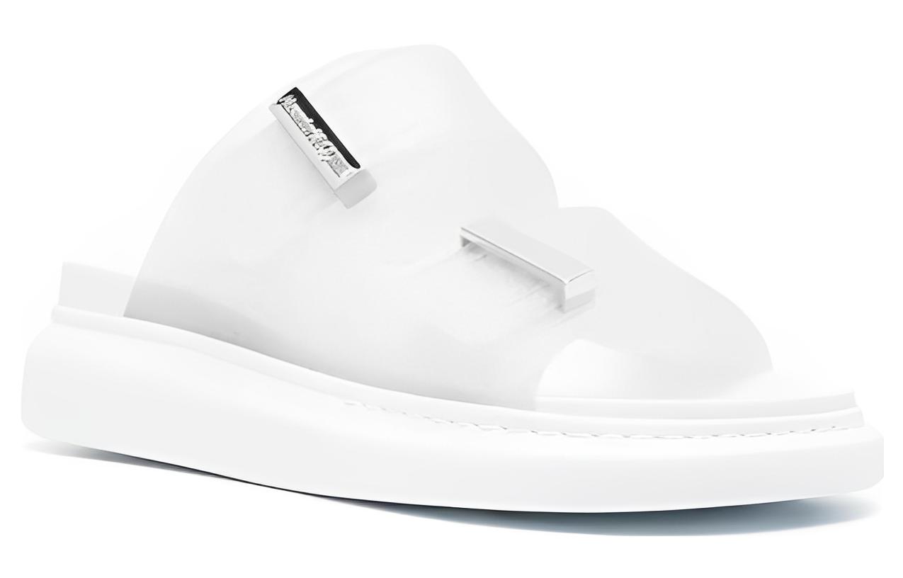 Lookbook (W) 亚历山大·麦昆混合拖鞋‘新象牙银’ 658063W4Q519359