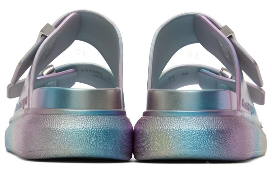 Purchase (W) Alexander McQueen Hybrid Slide ''Argento Multicolore'' 697095W4TM28258