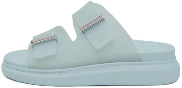 亞歷山大·麥昆 簡約舒適 一字拖鞋 女款 粉藍色 Buy 亞歷山大·麥昆 簡約舒適 一字拖鞋 女款 粉藍色