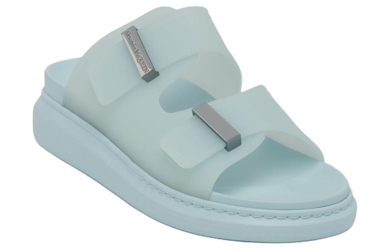 Lookbook (W) アレキサンダー・マックイーン ハイブリッドスライド パウダーブルーシルバー 658063W4TM14711
