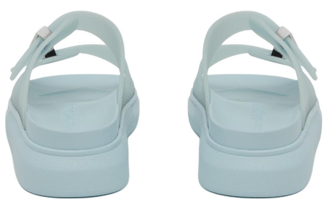 Shop (W) アレキサンダー・マックイーン ハイブリッドスライド パウダーブルーシルバー 658063W4TM14711