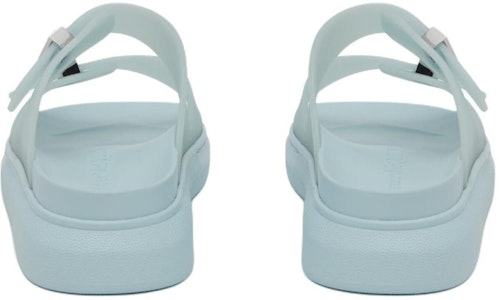 亞歷山大·麥昆 簡約舒適 一字拖鞋 女款 粉藍色 Shop 亞歷山大·麥昆 簡約舒適 一字拖鞋 女款 粉藍色