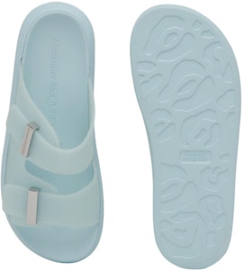 亞歷山大·麥昆 簡約舒適 一字拖鞋 女款 粉藍色 Purchase 亞歷山大·麥昆 簡約舒適 一字拖鞋 女款 粉藍色