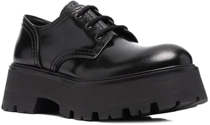 (W) Alexander McQueen Wander Kasut Loafers Bertali 'Hitam' 700079WIC611000 Order (W) Alexander McQueen Wander Kasut Loafers Bertali 'Hitam' 700079WIC611000