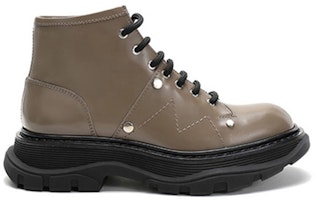 (W) 알렉산더 맥퀸 카키 레이스업 앵클 부츠 595469WHZ812610 Order (W) 알렉산더 맥퀸 카키 레이스업 앵클 부츠 595469WHZ812610