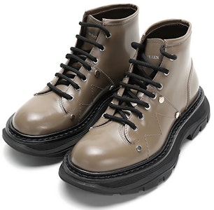 (W) Alexander McQueen Sepatu Bot Pergelangan 'Khaki' 595469WHZ812610 Lookbook (W) Alexander McQueen Sepatu Bot Pergelangan 'Khaki' 595469WHZ812610