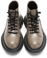 (W) 알렉산더 맥퀸 카키 레이스업 앵클 부츠 595469WHZ812610 Shop (W) 알렉산더 맥퀸 카키 레이스업 앵클 부츠 595469WHZ812610