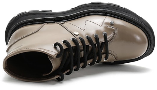 (W) Alexander McQueen Sepatu Bot Pergelangan 'Khaki' 595469WHZ812610 Purchase (W) Alexander McQueen Sepatu Bot Pergelangan 'Khaki' 595469WHZ812610