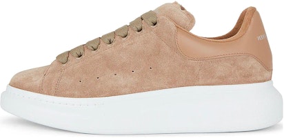(Women) Alexander McQueen Lace-Up Round Toe 'Brown Leather Fashion Sneaker' 688520WIA5E2617 (Women) Alexander McQueen Lace-Up Round Toe 'Brown Leather Fashion Sneaker' 688520WIA5E2617