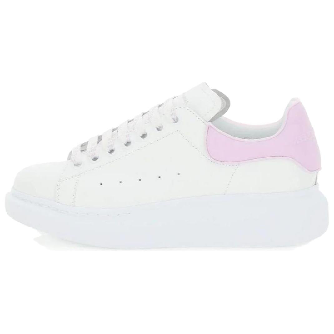 (Women) Alexander McQueen Larry Leather Sneakers 'White Lilac' 621056WHXMT9746