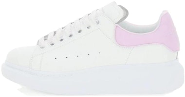 (Women) Alexander McQueen Larry Leather Sneakers 'White Lilac' 621056WHXMT9746 (Women) Alexander McQueen Larry Leather Sneakers 'White Lilac' 621056WHXMT9746