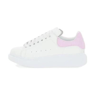 (W) Alexander McQueen Larry Leather Sneakers 'White Lilac'
