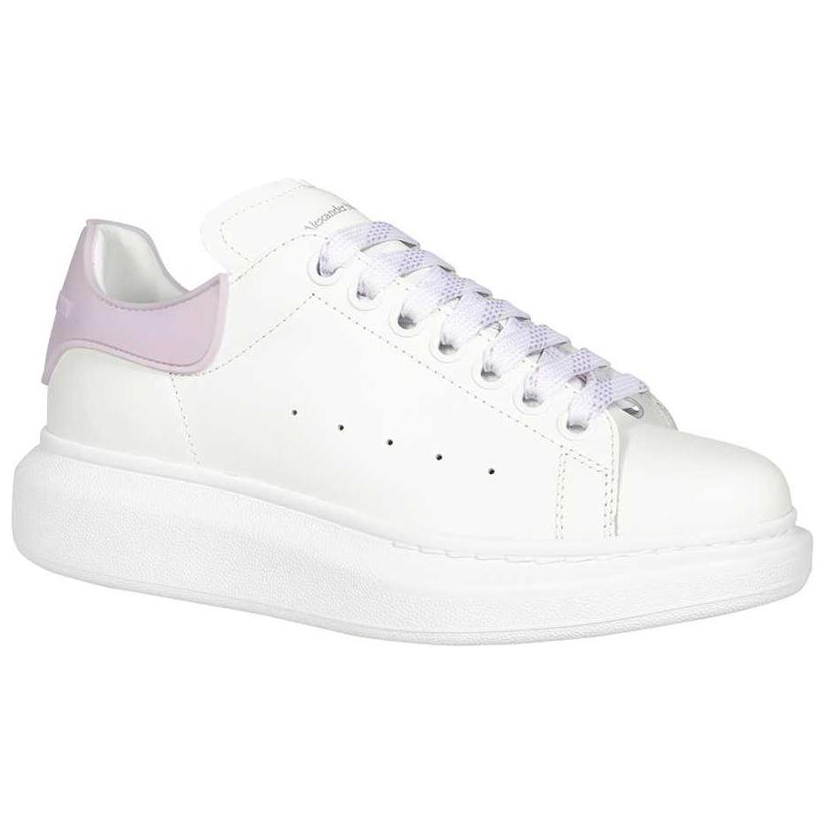 (W) Alexander McQueen Larry Leather Sneakers 'White Lilac' 圖 2