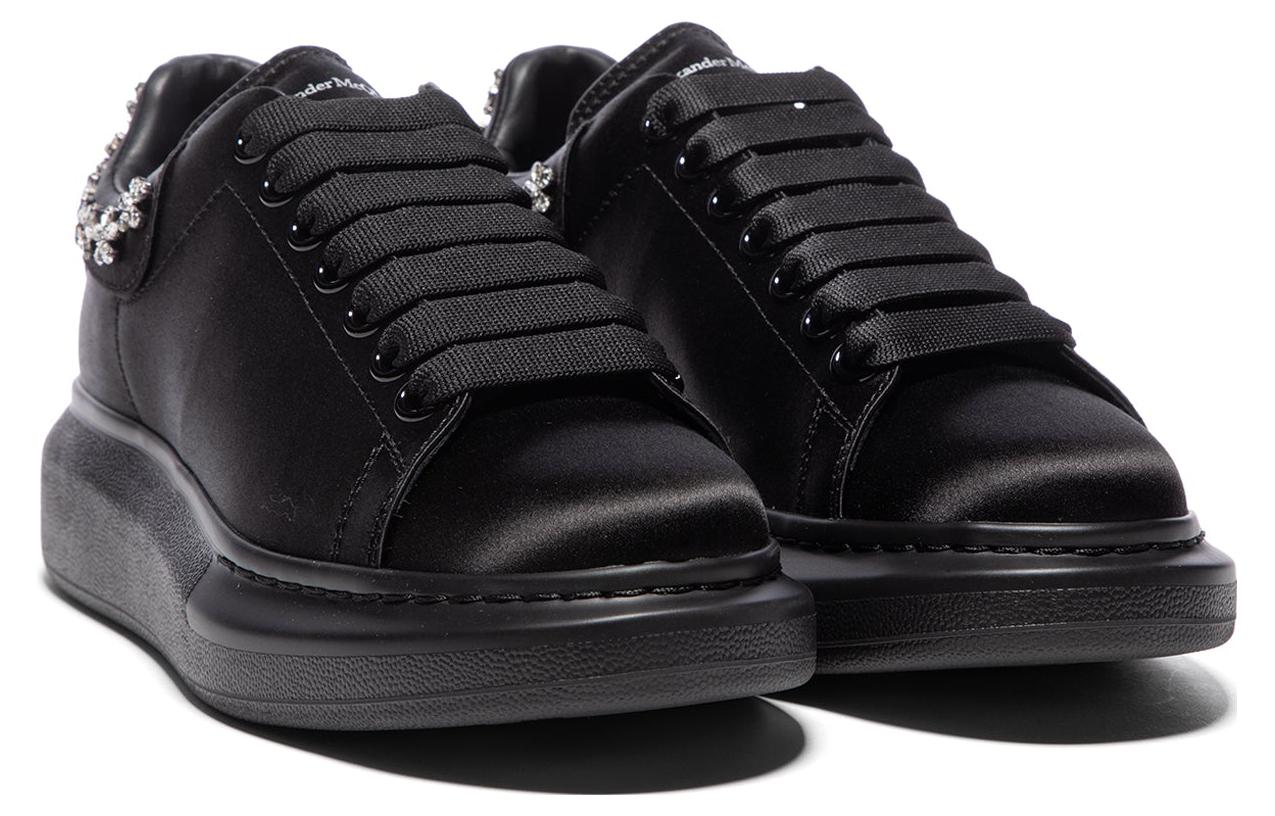 (W) Alexander McQueen Larry Oversize Sneakers 'Black Silver' 圖 3