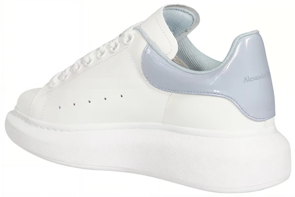 Alexander McQueen亞歷山大麥昆 小牛皮低筒 时尚板鞋 女款 白藍 Lookbook Alexander McQueen亞歷山大麥昆 小牛皮低筒 时尚板鞋 女款 白藍